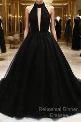 Ball Gown Semi Formal Prom Dresses Open Back Dress Wedding Party Court Train Sleeveless Halter Tulle Backless With Pleats